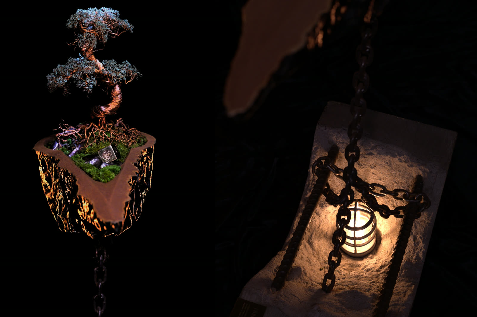 Umbilicus, metal sculpture by Twisted Friends